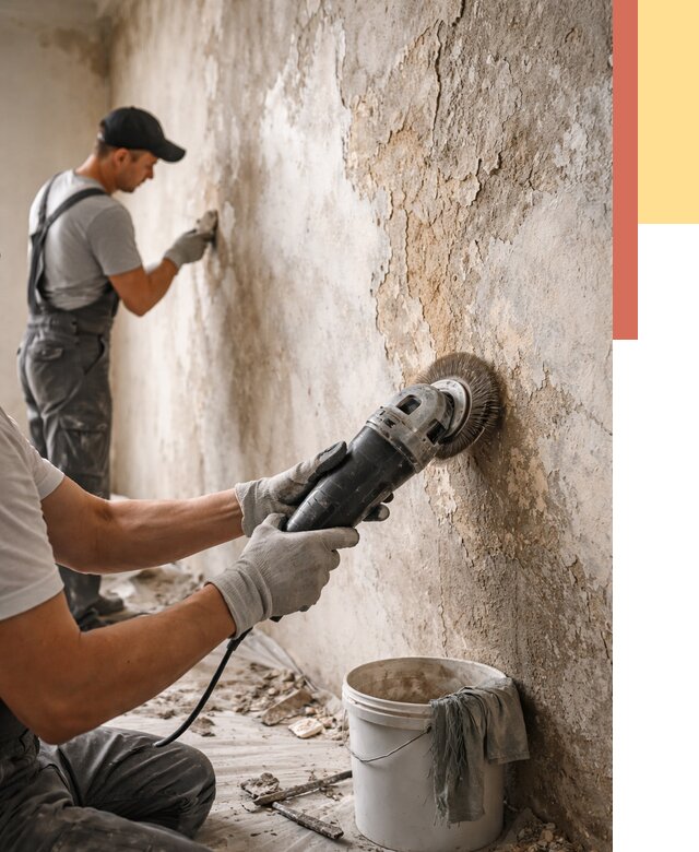 Снятие и удаление краски со стен в Воркуте от 2159 руб. — ОТДЕЛОЧНИК-Врк