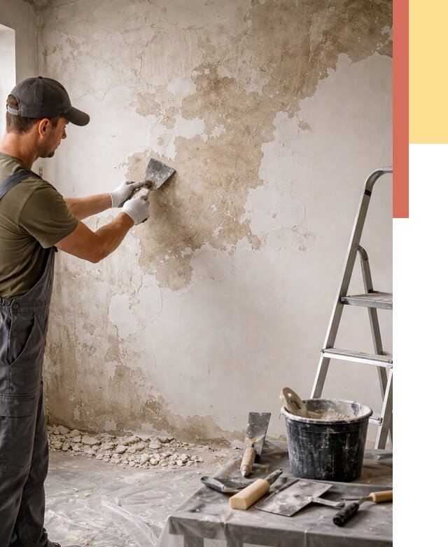 Снятие старой шпаклевки в Воркуте от 1902 руб. — быстро и недорого | ОТДЕЛОЧНИК-Врк