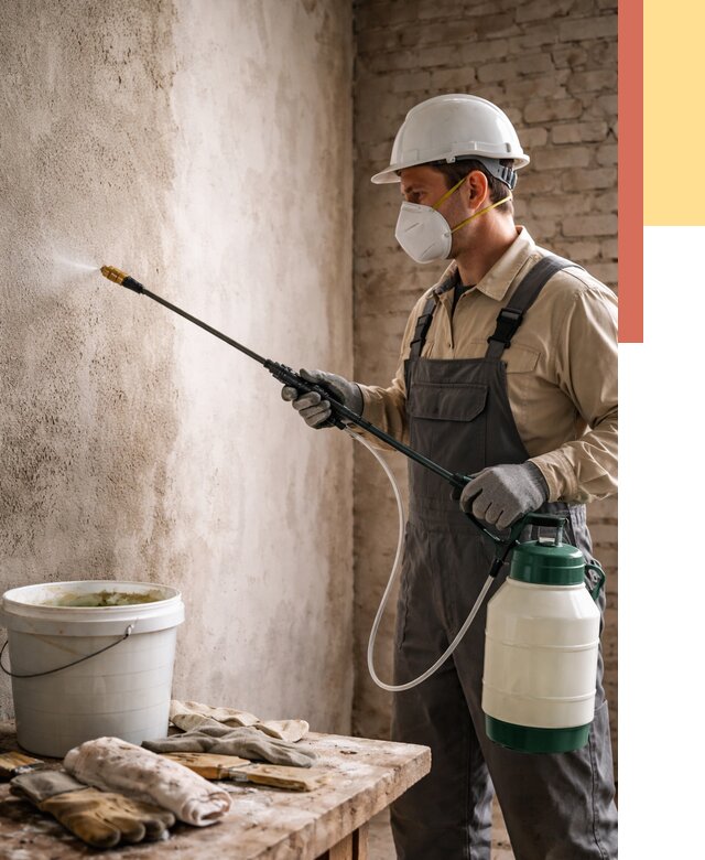 Антисептическая обработка стен в Воркуте от 1234 руб. — быстро и недорого | ОТДЕЛОЧНИК-Врк