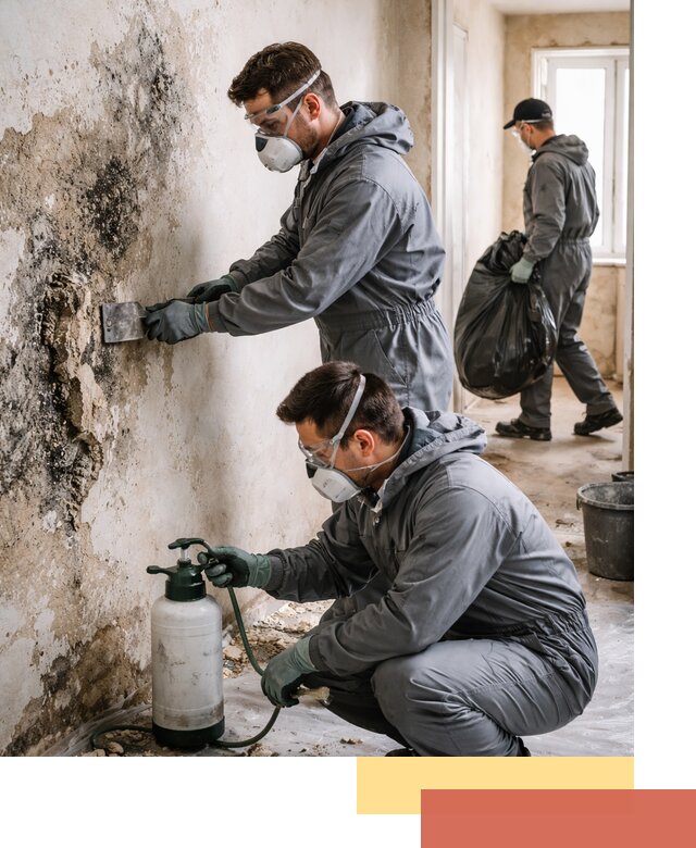 Удаление плесени со стен профессионально в Воркуте