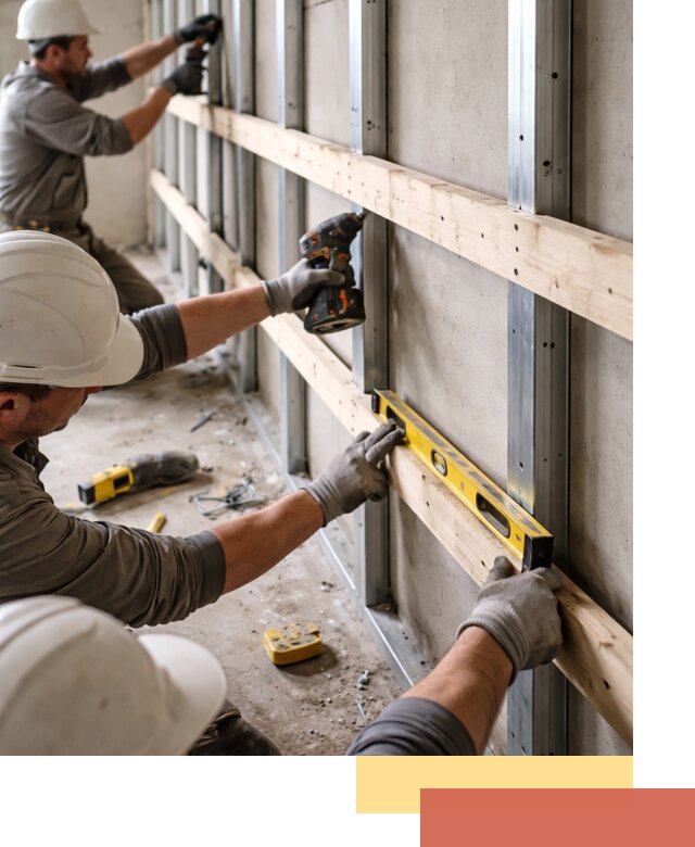 Устройство обрешетки под панели в Воркуте