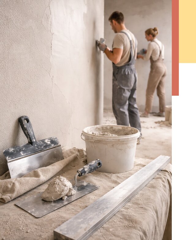 Штукатурка стен гипсовая в Воркуте от 4626 руб/м2 — быстро и недорого | ОТДЕЛОЧНИК-Врк