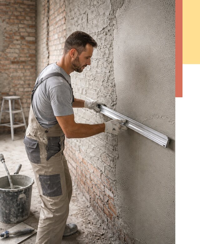 Штукатурка кирпичных стен в Воркуте от 4626 руб/м2 — быстро и недорого | ОТДЕЛОЧНИК-Врк