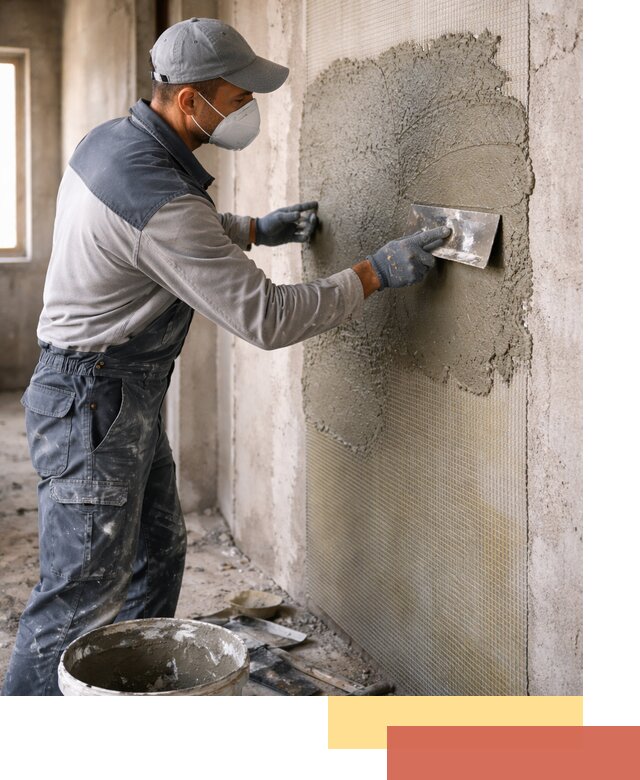 Штукатурка стен по сетке в Воркуте под ключ качественно и быстро