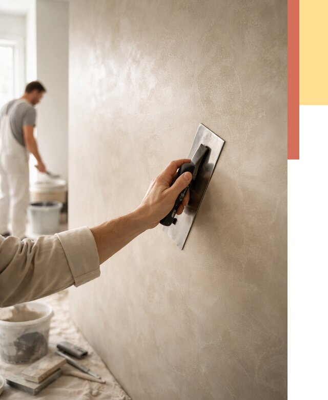 Венецианская штукатурка в Воркуте от 3598 руб/м² — нанесение стен под ключ | ОТДЕЛОЧНИК-Врк