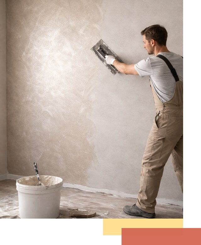 Декоративная штукатурка «Мокрый шелк» под ключ в Воркуте