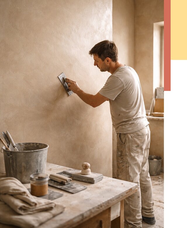 Марокканская штукатурка таделакт в Воркуте под ключ от 4318 руб. | ОТДЕЛОЧНИК-Врк