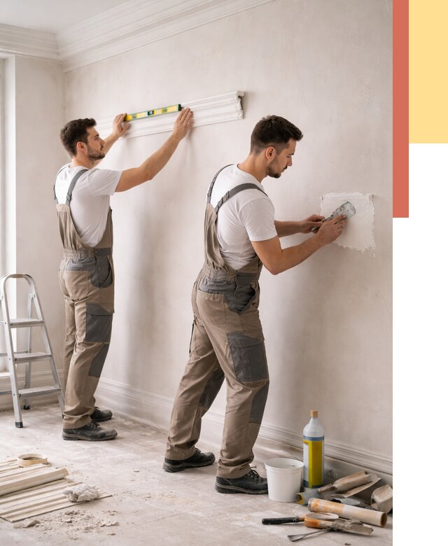 Монтаж лепнины на стены в Воркуте от 4626 руб. — недорого, быстро | ОТДЕЛОЧНИК-Врк