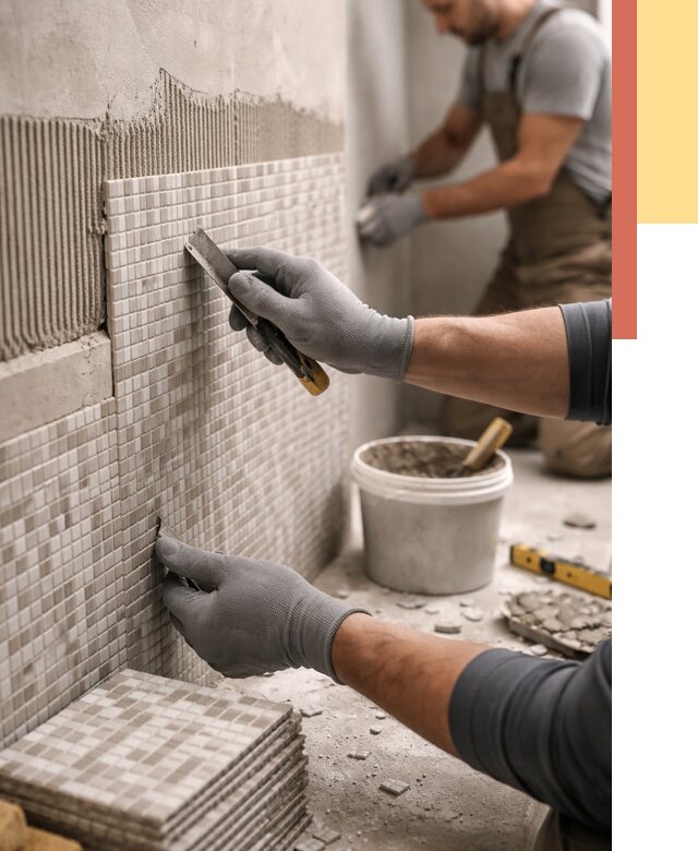 Облицовка стен мозаикой в Воркуте от 3290 руб/м2 — укладка мозаики на стены | ОТДЕЛОЧНИК-Врк