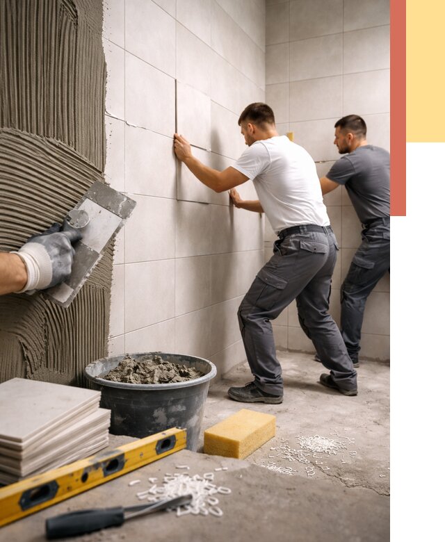 Укладка плитки на стены в Воркуте от 874 руб. — качественно и недорого | ОТДЕЛОЧНИК-Врк