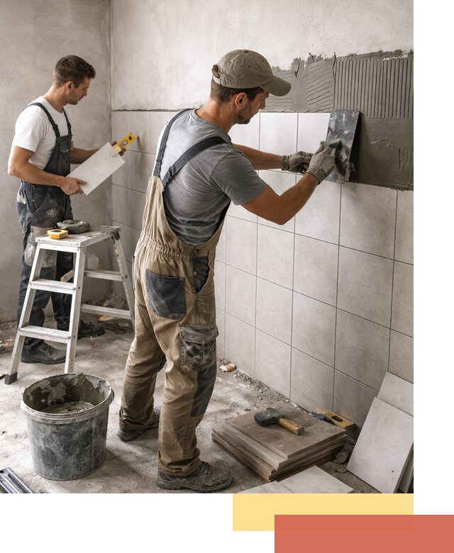 Укладка плитки на стены в Воркуте профессионально и надежно