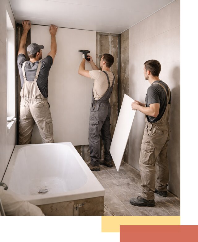 Отделка ванной панели ПВХ профессионально в Воркуте