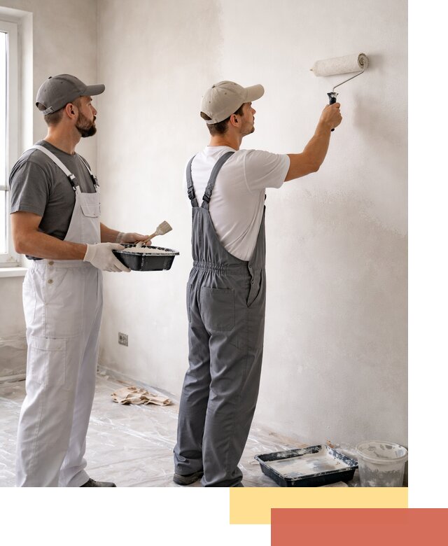 Покраска стен водоэмульсионной краской в Воркуте