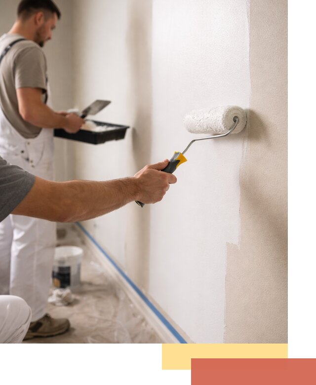 Покраска стен акриловой краской профессионально в Воркуте