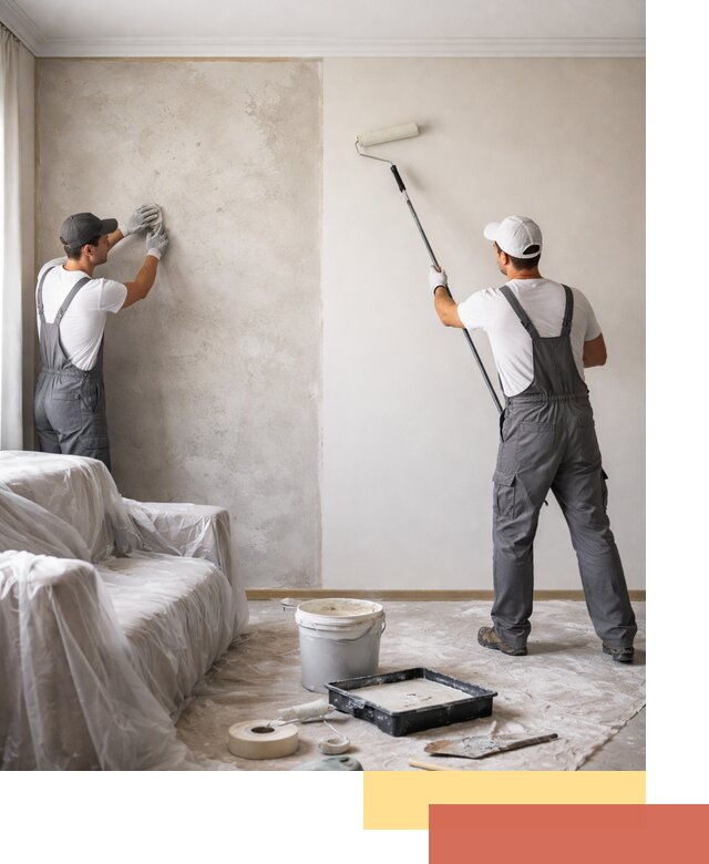 Покраска стен антивандальной краской в Воркуте