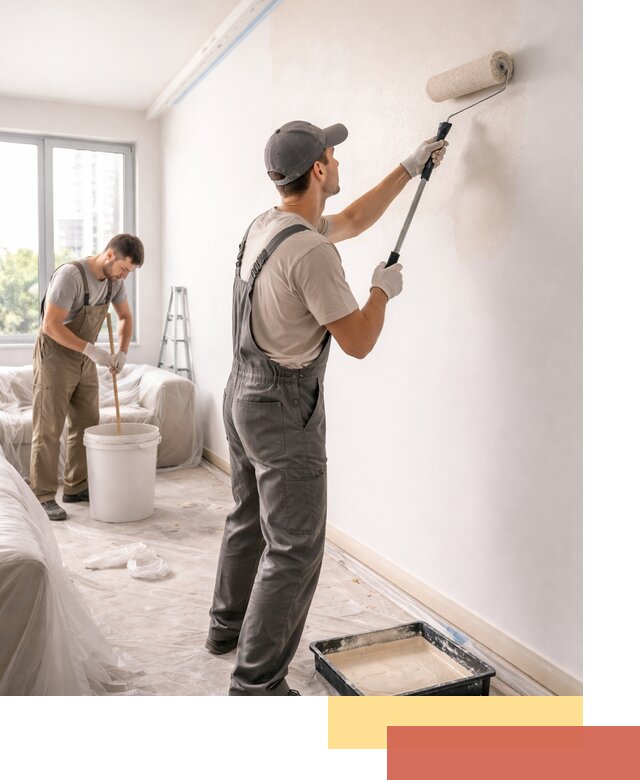 Покраска стен в офисе в Воркуте — быстрый и качественный ремонт