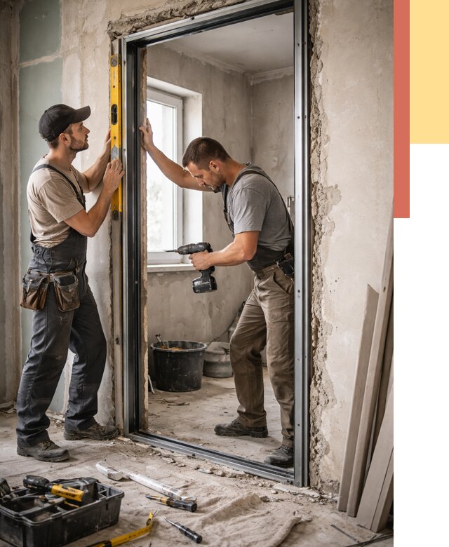 Закладка дверного проема в Воркуте от 3598 руб. — быстро и недорого | ОТДЕЛОЧНИК-Врк