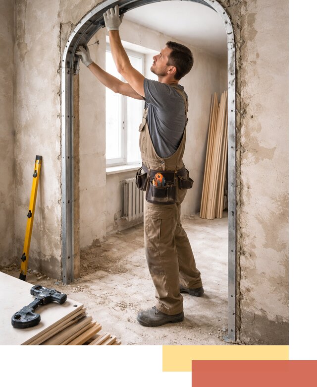 Устройство арочного проема в Воркуте под ключ