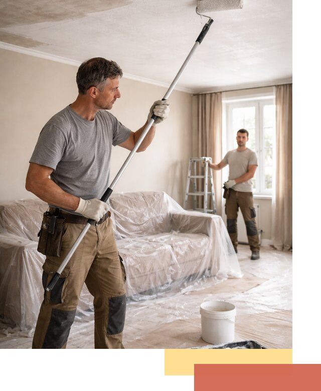 Грунтовка потолка в Воркуте — подготовка под покраску и отделку