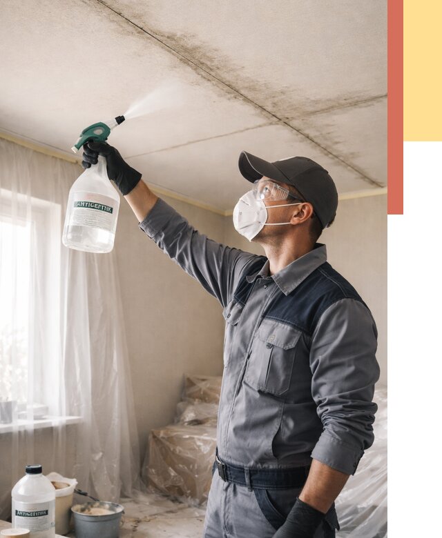 Антисептическая обработка потолка в Воркуте от 2570 руб. | ОТДЕЛОЧНИК-Врк