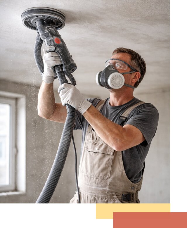 Шлифовка потолка в Воркуте — качественная подготовка под отделку