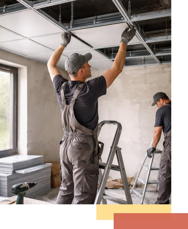 Монтаж кассетного потолка в Воркуте качественно и быстро