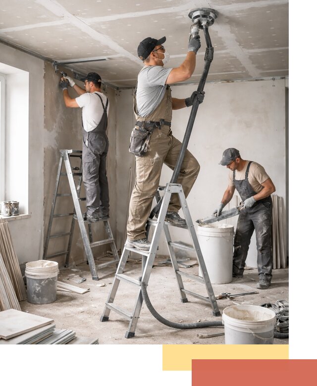 Ремонт потолка из гипсокартона в Воркуте: быстрый и качественный монтаж