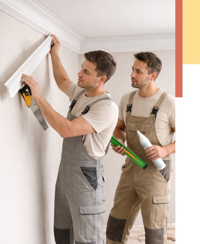 Монтаж потолочного плинтуса в Воркуте от 2365 руб. — быстро и недорого | ОТДЕЛОЧНИК-Врк