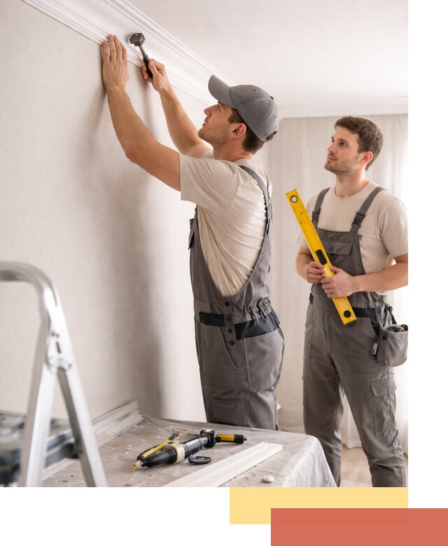 Монтаж потолочного плинтуса в Воркуте качественно и быстро